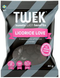 TWEEK Jeleuri Mix cu Aroma de Lemn-Dulce cu Stevia fara Zahar Adaugat Licorice Love 80g