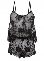 Bonprix Fekete Csipkés SZETT__36/38 (1467427)