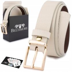 Beltimore Női bőr öv nadrághoz, ruhához, testszínű valódi bőr, 2, 4 cm széles, Beltimore (O09_110)
