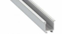  LED Alumínium Profil Beépíthető Mély Horonnyal [W] Natúr 1 méter (W-11)