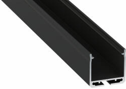 LED Alumínium Profil DILEDA Fekete 2, 02 méter (DILEDA-25)
