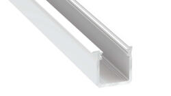  LED Alumínium Profil Beépíthető Mély [J] Fehér 1 méter (J-14)