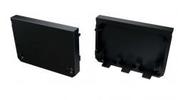  Végzáró DILEDA típusú led profilokhoz Fekete Perforált (04-DILEDA-F-P)