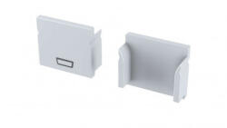  Műanyag Végzáró Beépíthető (RUNO) led profilokhoz Fehér (04-RUNO-W)