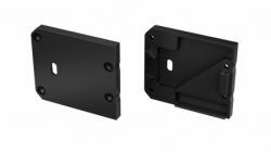  Alumínium Végzáró UNICO típusú led profilokhoz Fekete Balos Lyukas (04-UNICO-FLL-ALU)