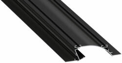  LED Alumínium Profil PERO Fekete 1 méter (PERO-15)