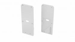  Alumínium Végzáró UNICO+TALIA M2 típusú led profilokhoz Fehér Balos Lyukas (04-UNICO-TM2-WLL)