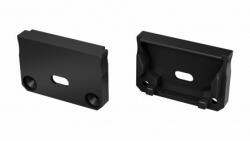  Alumínium Végzáró SILEDA típusú led profilokhoz Fekete Lyukas (04-SILEDA-FL-ALU)