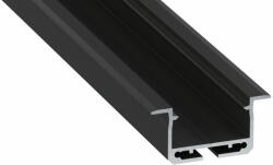  LED Alumínium Profil INSILEDA Fekete 2, 02 méter (INSILEDA-25)