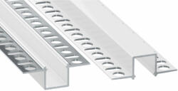  LED Alumínium Profil Beépíthető [GAUDI] Fehér 2, 02 méter (GAUDI-24)