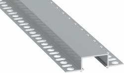 LED Alumínium Profil Beépíthető [HIRO] Ezüst 2, 02 méter (HIRO-22)