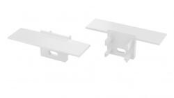  Műanyag Végzáró Beépíthető (GAUDI) led profilokhoz Fehér (04-GAUDI-WL)