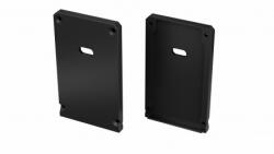 Alumínium Végzáró CLARO led profilokhoz Fekete Lyukas (04-CLARO-BL-ALU)