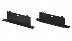  Alumínium Végzáró SORGA típusú led profilokhoz Fekete Lyukas (04-SORGA-BL-ALU)