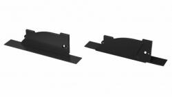  Alumínium Végzáró PERO típusú led profilokhoz Fekete Balos Lyukas (04-PERO-FLL-ALU)