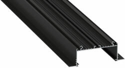 LED Alumínium Profil SORGA Fekete 2, 02 méter (SORGA-25)