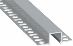  LED Alumínium Profil Beépíthető [GAUDI] Ezüst 1 méter (GAUDI-12)