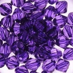  Kristályok Kerek Lila 10MM 20DB