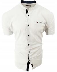 Rawlucci Férfi Ing Fehér Álló Rövid Ujjú Sign 1754 XXL 2XL 45/46