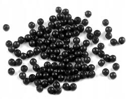  Glance Gyöngyök Kézműves Karkötő Ékszer Fekete 4MM 50DB (200048.F75)