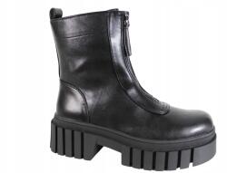 Gemre Bokacsizma Gemre HX22097-6A, Size 39, fekete, bőr (hx22097-6a)