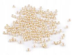 Gyöngyök Csillogó Gyöngyök Ékszer Karkötők Diy Krémszínű 4MM 50DB (200048.F29)