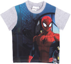 Pókember kisfiú rövid ujjú póló - pamut póló - szürke_98 (evi_SP-19751_szu_98)