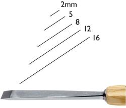 pfeil tools Dalti sculptura profesionale seria 1Se Pfeil, Dalta ascutita pe o singura parte, 10 mm Dalta