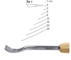 pfeil tools Dalti sculptura profesionale 2a r Pfeil, Dalta ascutita pe o singura parte, 5 mm Dalta