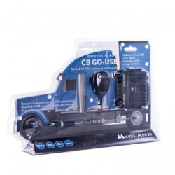Midland Kit Midland CB GO-USB Statie radio CB M-MINI USB + Antena Midland LC29 (FC1262.05) Statii radio
