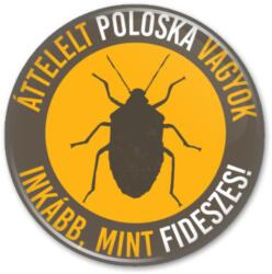  Áttelelt Poloska Kitűző (3 féle méretben) (908942)