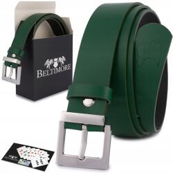 Beltimore Női bőr öv nadrághoz zöld nat bőr 3 cm Beltimore (D69_85)