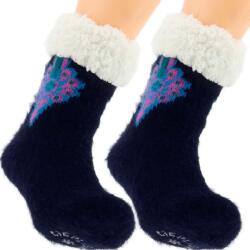 Cambell Meleg Női Téli Zokni Macis Abs Hegyi Papucs 36-41 Sötétkék (5903991928641)
