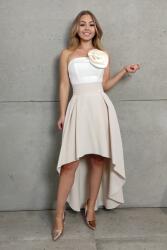 Parisse Bézs aszimmetrikus szoknya Méret: L