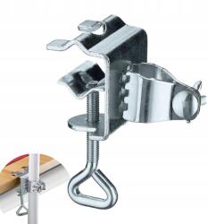  Erkélyernyő tartó, horganyzott, korlátra szerelhető, 34 mm (6932586022814)