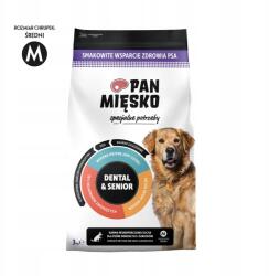 Pan Mięsko Dental chips Felnőtt és időseknek M 3 kg