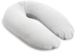 Doomoo Perna mare pentru gravide si bebelusi 3 in 1 bumbac organic Doomoo Buddy Light Grey (B01)