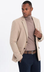 Ombre Clothing Елегантен мъжки бежов блейзър от вълнена смес от Ombre Clothing Ombre Clothing | Bezhov | МЪЖЕ | M