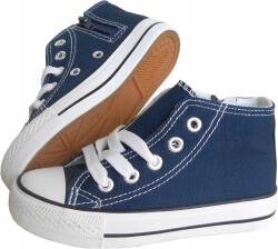  Bokacsizma cipzáras r27 18, 3 sötétkék P8-97 (XN41)