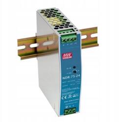 MEAN WELL Kapcsolóüzemű tápegység NDR-75-24 (NDR-75-24)