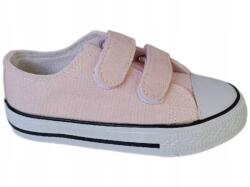  Rövid tépőzáras tornacipő r28 rózsaszín P8-134 (KB02)