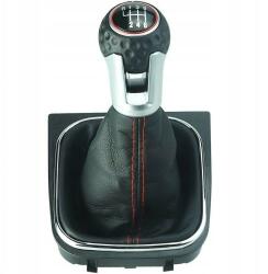 Pro-Tec Protec Váltókar gumiharanggal Vw Golf VI 2008-2013 6 sebességes piros