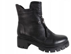 Simen Bokacsizma Simen 6462A, Size 36, bőr, fekete, lakkbőr (6462a)