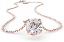 Serasar 316L Sebészeti Acél Nyaklánc Nőknek [Cirkónia] Rózsaszín Arany