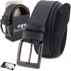 Beltimore Öv férfi öv 4cm széles klasszikus fekete Beltimore farmer (E11_115)