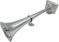HADLEY Semnal pneumatic, claxon inox, rotund, 48cm (H00886ECB)