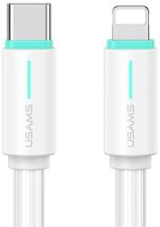 USAMS Kabel USB-C/Lightning 1m SJ735 30W biały/white YU Series SJ735USB02 (US-SJ735)