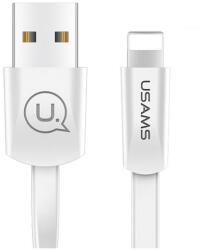 USAMS Kabel płaski U2 Lightning 1, 2m biały/white SJ199IP02 iPhone 5/6/7/8/X (US-SJ199)