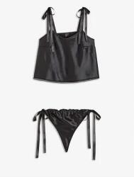 Bonprix Szatén Felső És TANGA__36/38