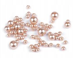  Gyöngyök Műanyag Glance Sötét Bézs mix 5-10MM 30DB (200810.F35)